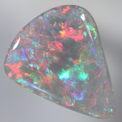 SOLID SEMI BLACK OPAL Very bright rolling flashes SEE VIDEO